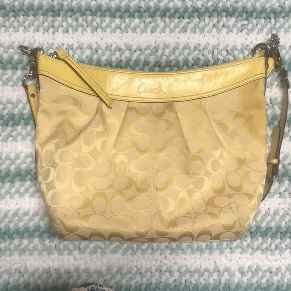 Yellow Coach Purse - Picture 2 of 6